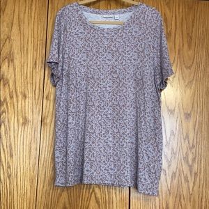 A347698
LOGO Printed Knit Top with On Seam Pockets